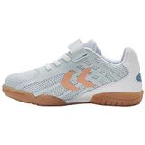 Hummel Root Elite kinderen Velcro Sportschoenen Volleybal Indoor blauw