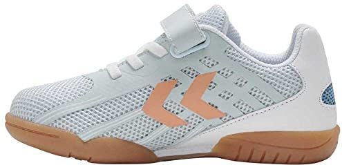 Hummel Root Elite kinderen Velcro Sportschoenen Volleybal Indoor blauw