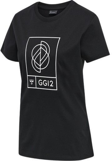 Hummel - Hmlgg12 - T-shirt - Zwart - Korte Mouwen