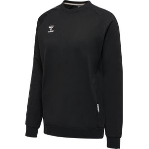 Hummel - hmlMOVE GRID COTTON SWEATSHIRT - Zwart - Katoenmix