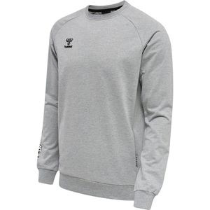 Hummel - Move Grid - Sweatshirt - Grijs - 75% Katoen, 25% Polyester