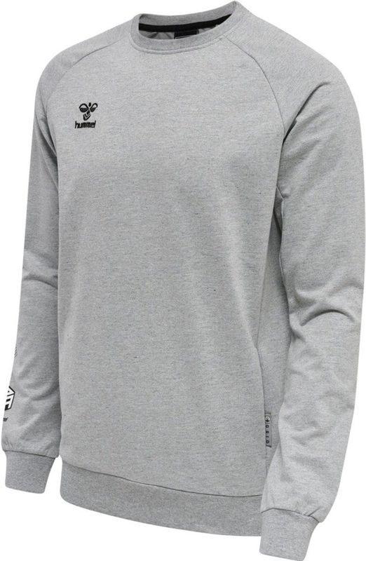Hummel - Move Grid - Sweatshirt - Grijs - 75% Katoen, 25% Polyester