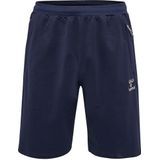 Hummel - hmlMOVE GRID COTTON SHORTS - Korte Broek - Zwart - Katoenmix