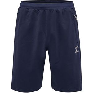 Hummel - hmlMOVE GRID COTTON SHORTS - Korte Broek - Zwart - Katoenmix