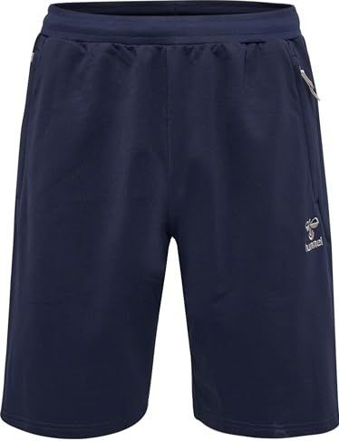 Hummel - hmlMOVE GRID COTTON SHORTS - Korte Broek - Zwart - Katoenmix