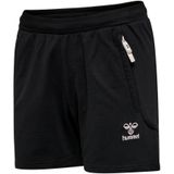 Hummel - hmlMOVE GRID COTTON SHORTS - Korte Broek - Zwart - Katoenmix