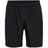 Hummel - Move Grid Woven Korte Broek - Zwart - Polyester Mix