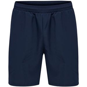 hummel - hmlMOVE GRID WOVEN SHORTS - Sportbroek - Zwart - Polyester Mix