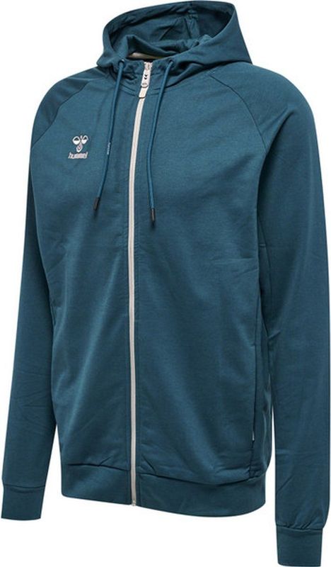 Hummel - Move Grid - Hooded Sweatshirt - Katoen - Met Rits