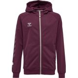 Hummel - Move Grid - Sweatshirt - Zwart - Katoenmix, Met Rits