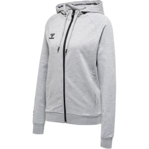 Sweatshirt mit Kapuze und Reißverschluss aus Baumwolle, Damen Hummel Move Grid