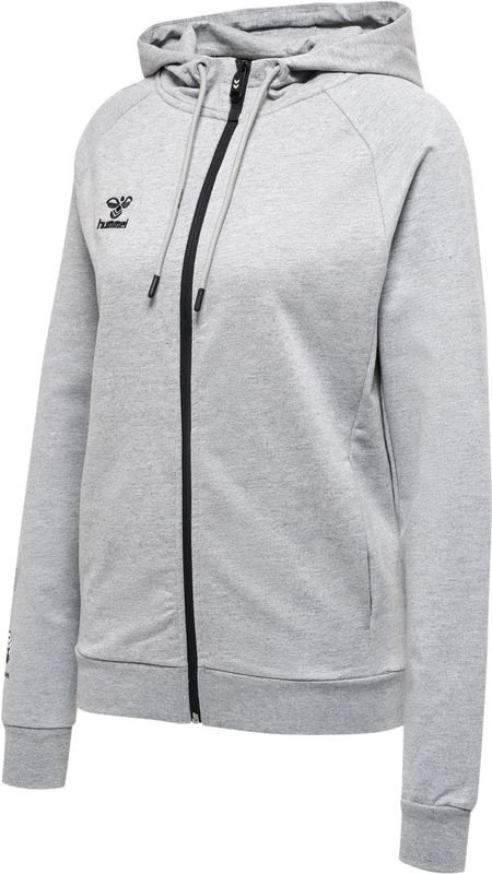 Hummel - hmlMOVE GRID COTTON ZIP HOODIE WOMAN - Sweatshirt - Met Rits