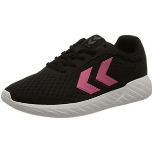 hummel Lage Legend Breather Sneakers voor volwassenen, uniseks, zwart/roze., 44 EU