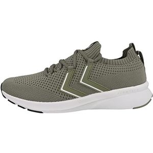 hummel Uniseks sneakers voor volwassenen Low Flow Seamless, Vetiver 213 102 8062, 37 EU