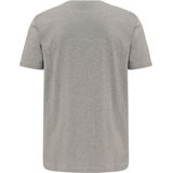 Shirt - Mélange - Jersey - Normale Pasvorm - Kwartmouw