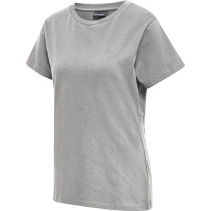 Hummel Damen T-Shirt Hmlred Heavy T-Shirt Woman Grey Melange-XS