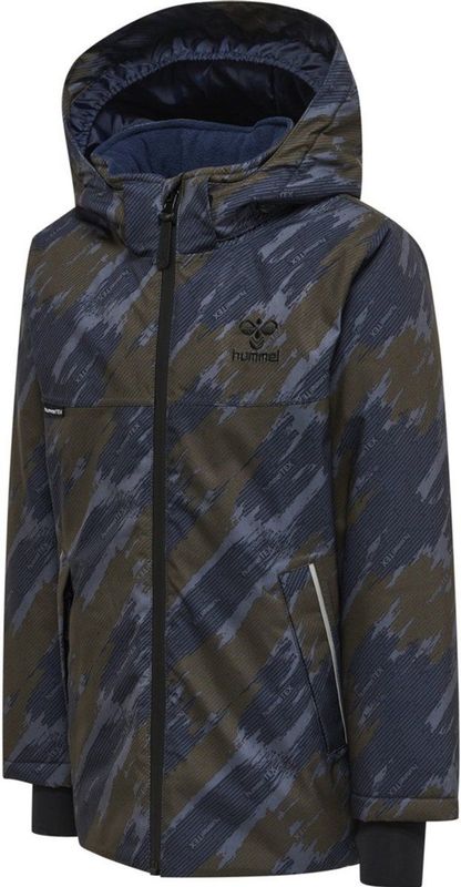 Hummel Functionele jas 'Logan'  navy / duifblauw / kaki