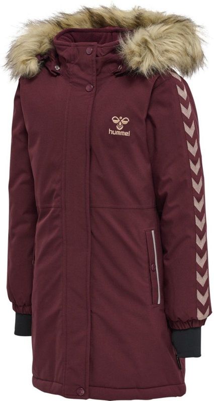 hummel - hmlleaf Tex-Jas - Waterdicht - Zwart - Polyester - Met Afneembare Capuchon