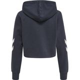 Hummel Legacy Cropped Hoodie Blauw Vrouw