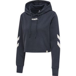 Hummel Legacy Cropped Hoodie Blauw Vrouw
