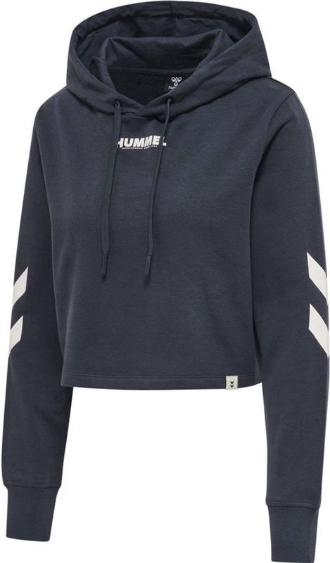 Hummel Legacy Cropped Hoodie Blauw Vrouw