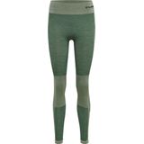 hummel - CLEA SEAMLESS MID WAIST TIGHTS - Leggings - Zwart - Rekbare Stof