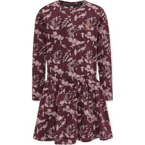 Hummel - hmlHAZEL JURK L/S - Jurk - All-over Bloemendessin - Biologisch Katoen