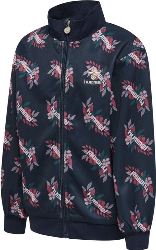 hummel® - hmlRILEY ZIP JACKET - Jack - Zwart - Interlockmateriaal