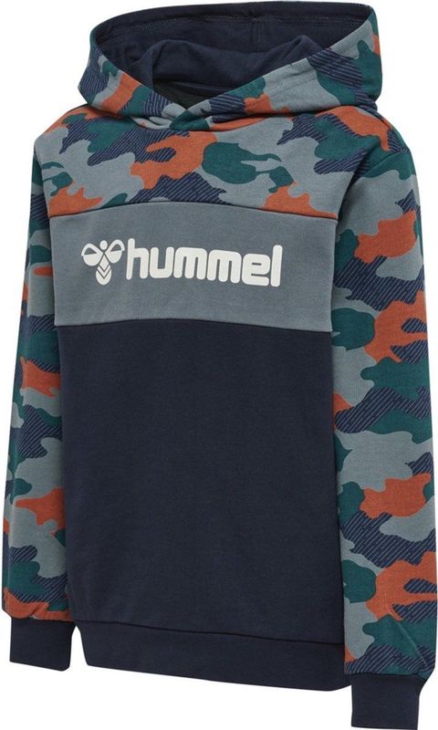 hummel - hmlJACKSON HOODIE - Sweater - Camouflage - Biologisch Katoen