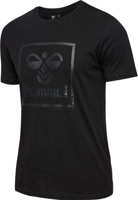 Hummel - HmlSAM 2.0 T-Shirt - T-Shirt - Zwart - Katoen