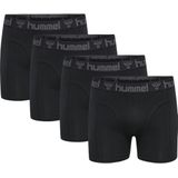 Hummel - Marston - Boxershorts - Zwart - Katoen - 4 Eenheden