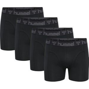 Hummel - Marston - Boxershorts - Zwart - Katoen - 4 Eenheden