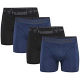 Hummel - Marston - Boxershorts - Multicolor - 4 Eenheden, 95% Katoen, 5% Elastaan