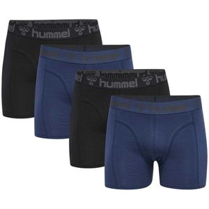 Hummel - Marston - Boxershorts - Multicolor - 4 Eenheden, 95% Katoen, 5% Elastaan