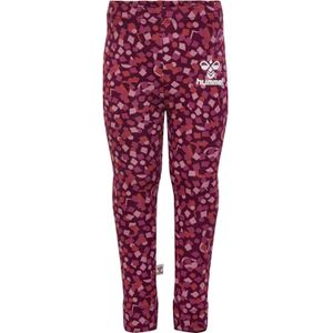 Hummel Leggings 'Confetti'  pink / rosa / rood / wijnrood