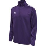 hummel - hmlCORE XK HALF ZIP - Sweatshirt - Zwart - Polyester