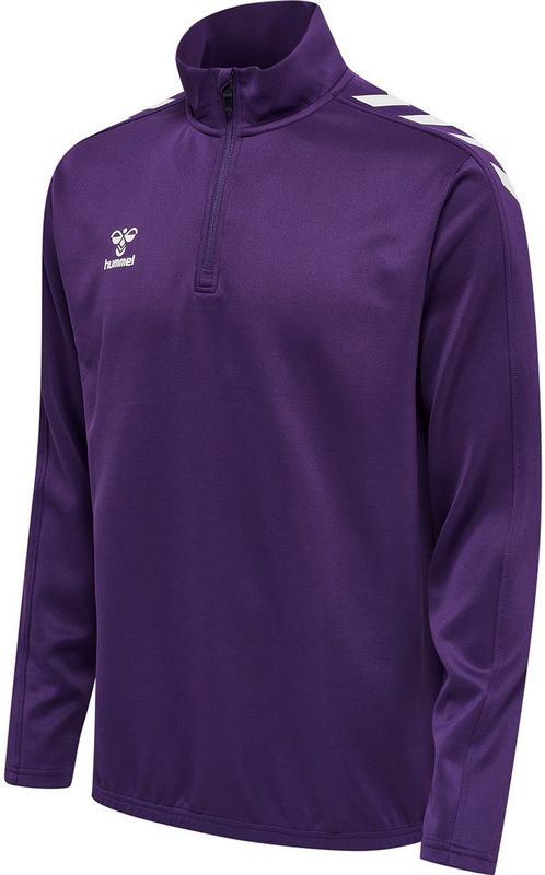 hummel - hmlCORE XK HALF ZIP - Sweatshirt - Zwart - Polyester