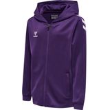 Hummel - Kinder Sweatshirt - Met Volledige Ritssluiting - Recht - Visgraatmotief op Onderarm