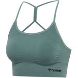 Hummel - Tiffy Seamless Sport-top - Zwart - Gerecycled Materiaal