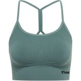 Hummel - Tiffy Seamless Sport-top - Zwart - Gerecycled Materiaal