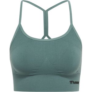 Hummel - Tiffy Seamless Sport-top - Zwart - Gerecycled Materiaal