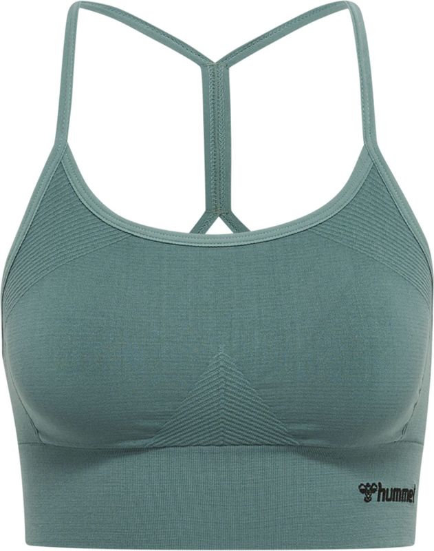 Hummel - Tiffy Seamless Sport-top - Zwart - Gerecycled Materiaal