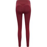 Hummel - Cleaa Seamless Mid Waist - Leggings - Rekbare Stof - Middelhoge Taille