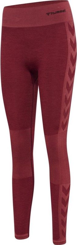 Hummel - Cleaa Seamless Mid Waist - Leggings - Rekbare Stof - Middelhoge Taille