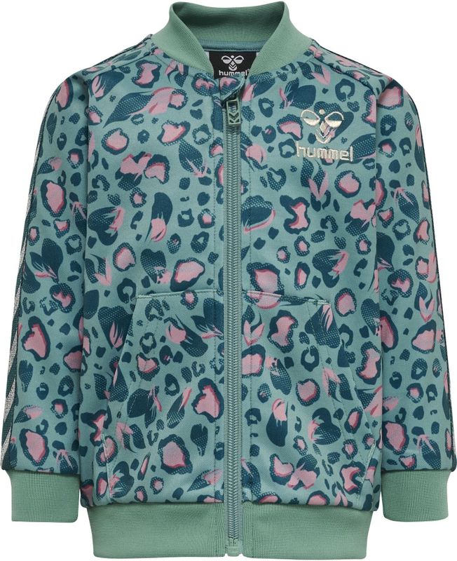 Hummel - hmlOLYMPIA ZIP JACKET - Trainingsjack - Katoen - Geborduurd Logo