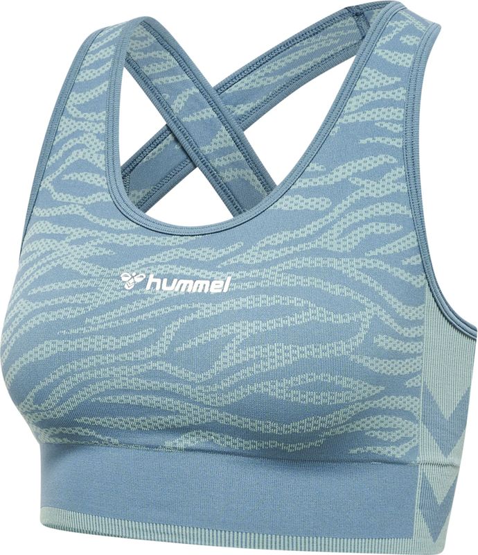 Hummel - Mt Saga Seamless - Sport-top - Zwart - Polyester