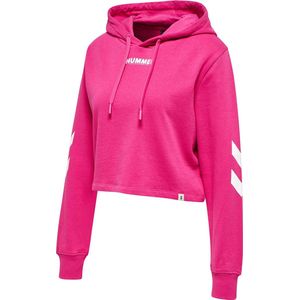 Hummel - hmlLEGACY WOMAN CROPPED HOODIE - Grijs - Hoodie
