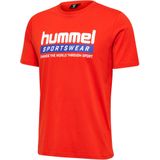 Hummel - Legacy Carson - T-shirt - Zwart - 100% Katoen