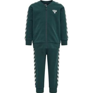 hummel Unisex Baby Billie hmlBILLE TRACKSUIT, Deep Teal, 62 EU
