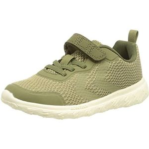 hummel Actus Recycled Jr Sneakers voor kinderen, uniseks, diep lichen green, 34 EU